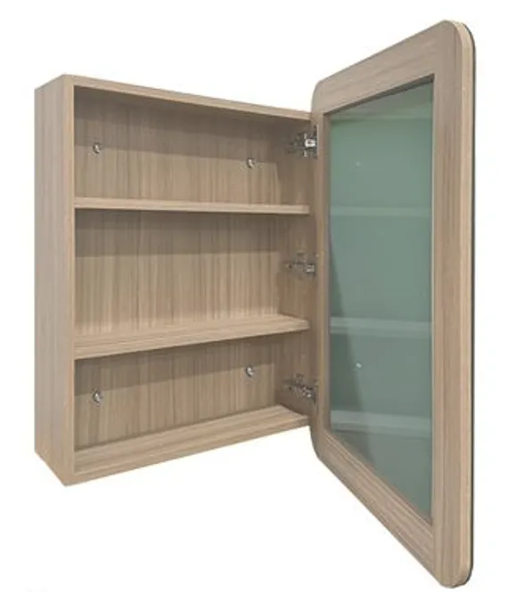 Nexus PVC Mirror Cabinet 500mm (3 Colours) - view 4